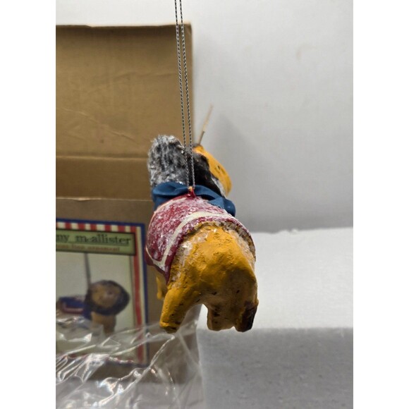 Penny McAllister Folk Art Circus Lion Christmas Ornament New in Box - Picture 7 of 12
